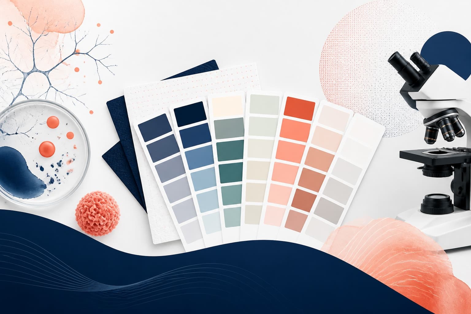 Editorial cover image for 10 journal friendly color palettes for Print and Screens